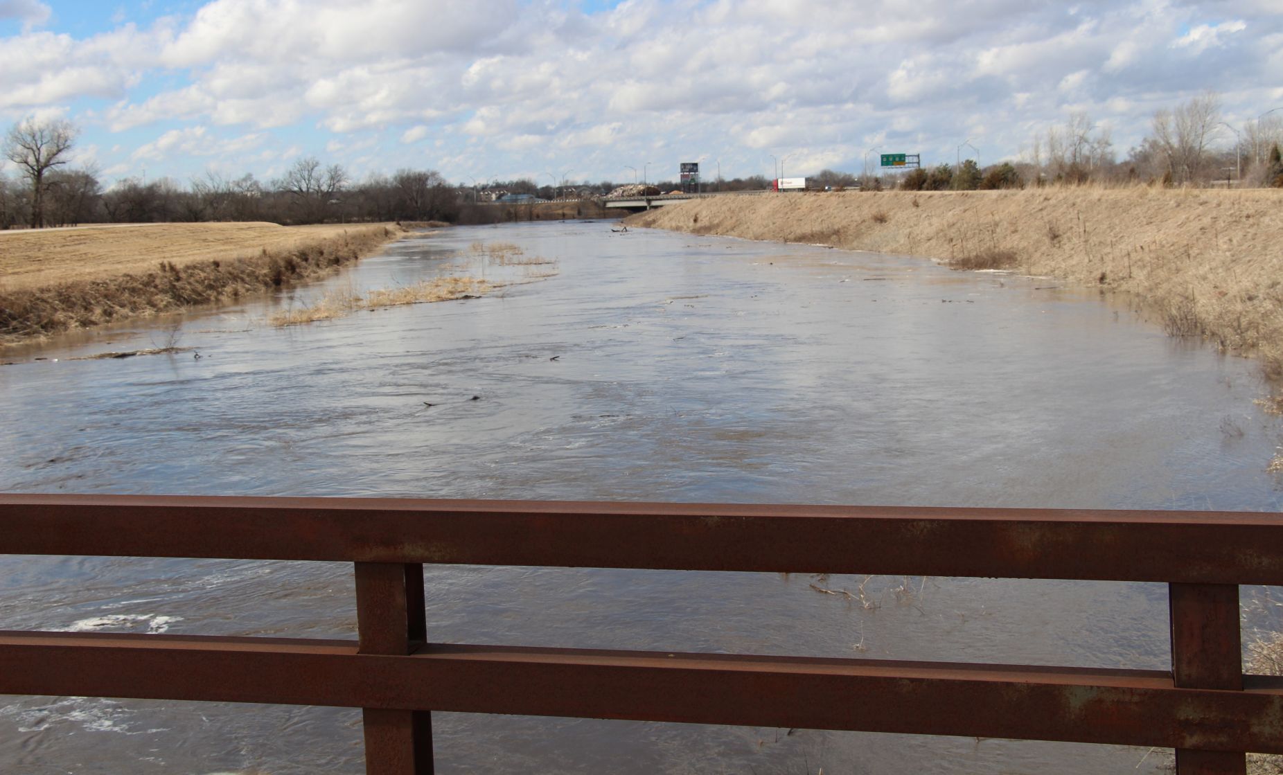 Salt Creek at Park Boulevard bridge